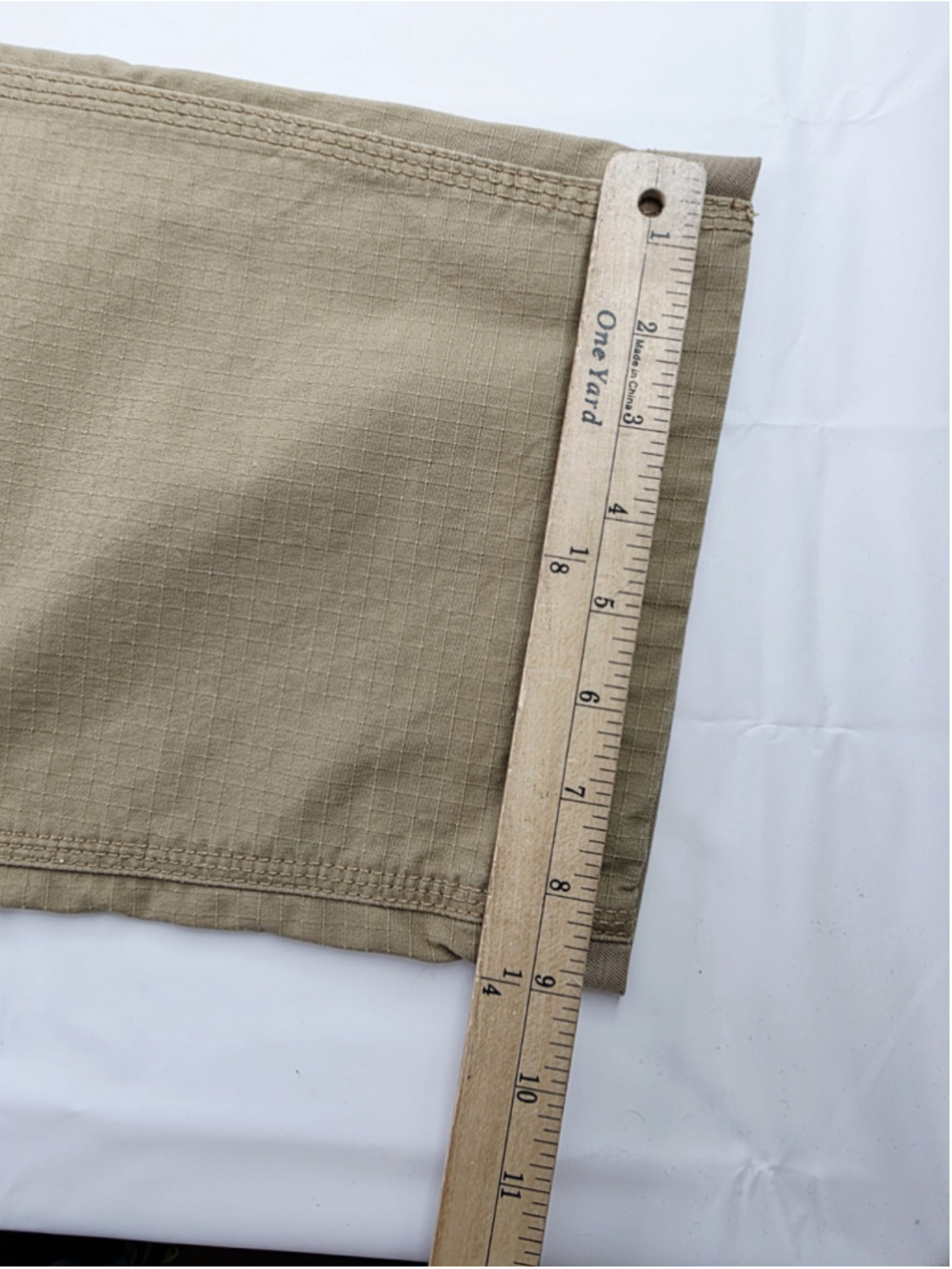 Ridgecut Toughwear Pants Brown Double Knee Canvas Ripstop Workwear Mens 40/32 - Picture 6 of 8